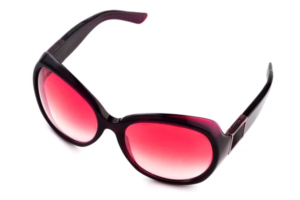 Óculos de sol rosa isolados em branco — Fotografia de Stock