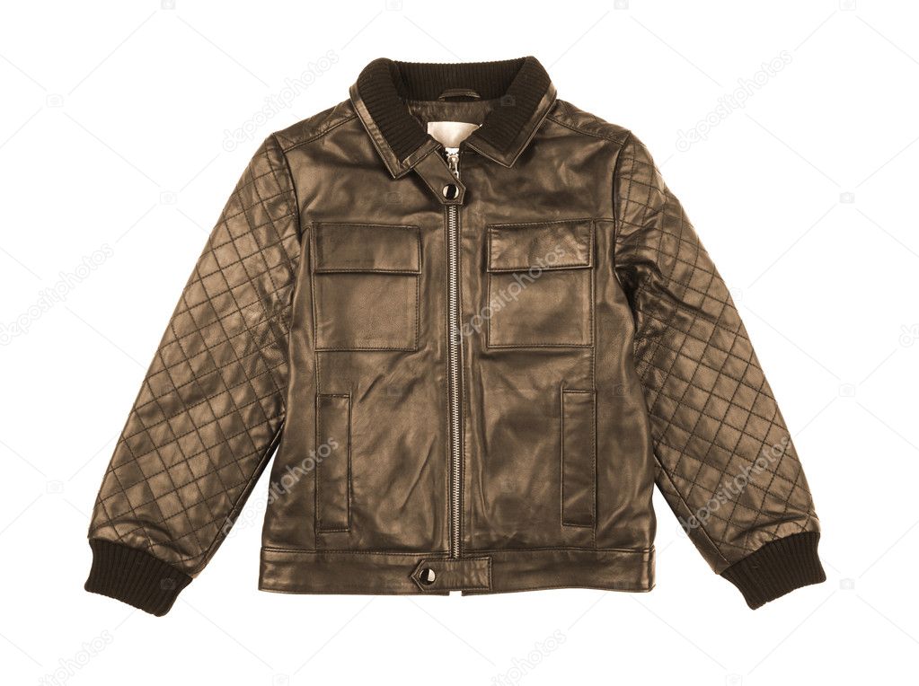 Kid's leather jacket