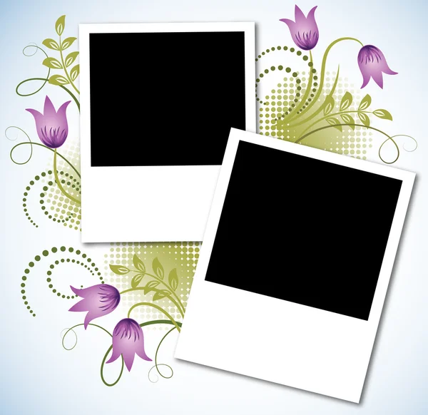 Page layout photo album — Stock Vector