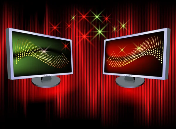 stock vector Monitors