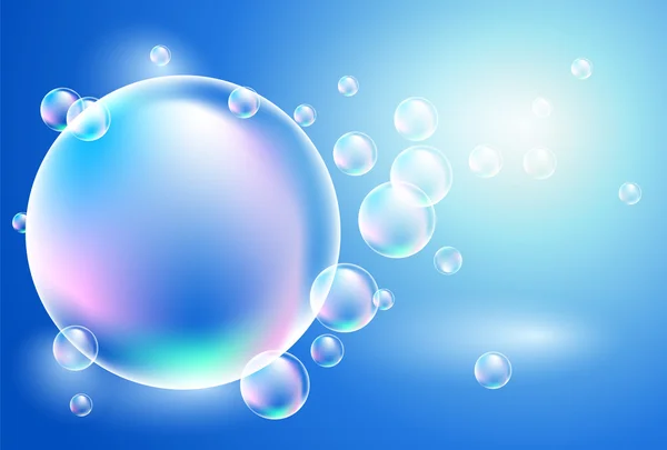 Background with bubbles — Stock Vector