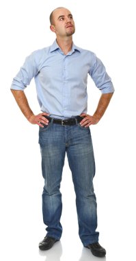 Standing man clipart