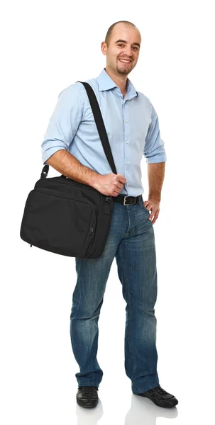 가방을 든 남자 — 스톡 사진
