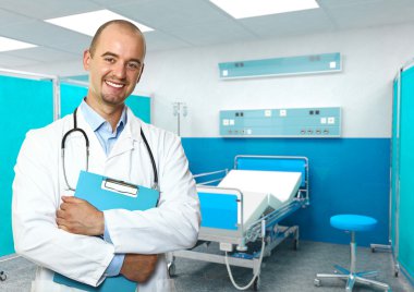 Doctor at work clipart