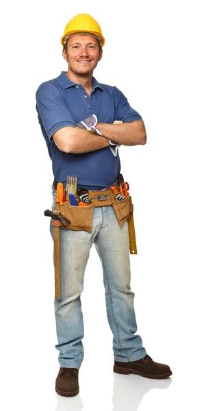 Confident handyman portrait — Stock Photo, Image