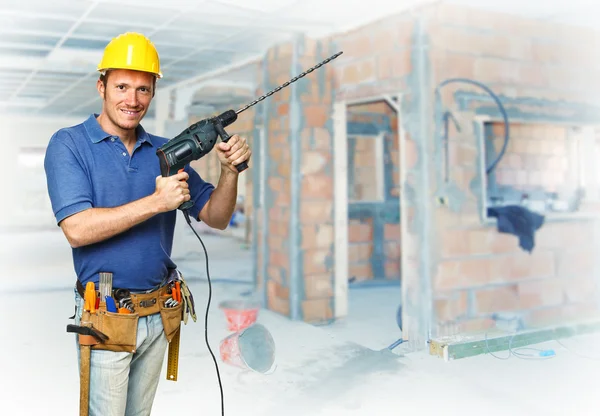Handyman at work — Stock Photo, Image