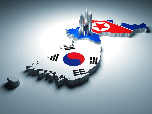 Oorlog in Zuid-korea — Stockfoto