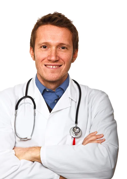 Usmívající se lékař — Stock fotografie