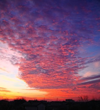 Sunset in italy