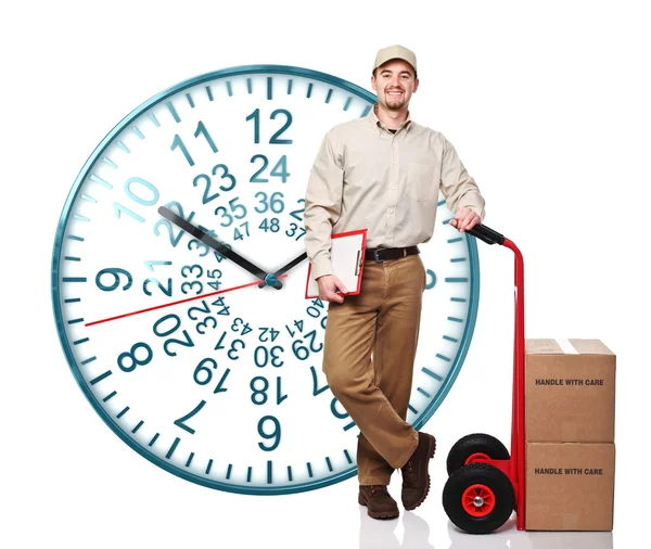 Nice Image Ours Watch Delivery Man — Stock Photo, Image