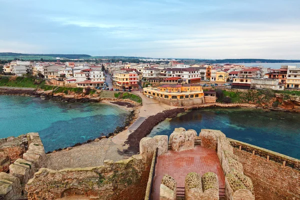 Castella Θέα Στην Πόλη Από Κάστρο — Φωτογραφία Αρχείου