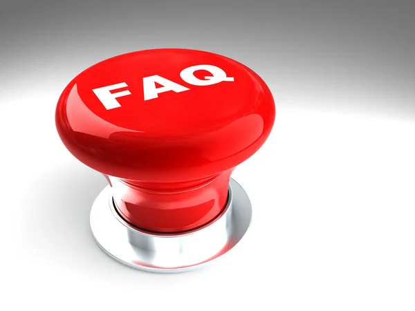 Przycisk FAQ — Zdjęcie stockowe