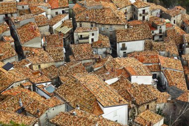 San donato di ninea view from above clipart