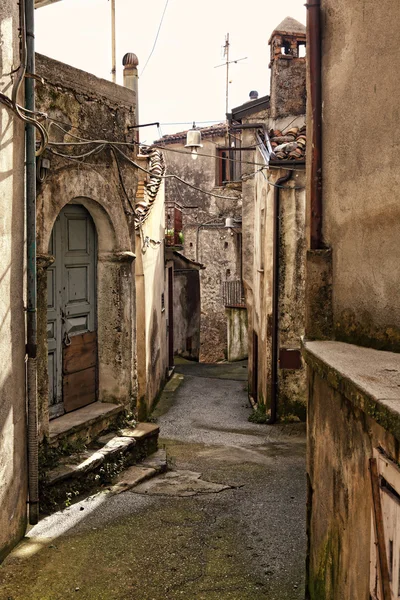 Dettaglio Vecchie Case San Donato Calabria — Foto Stock
