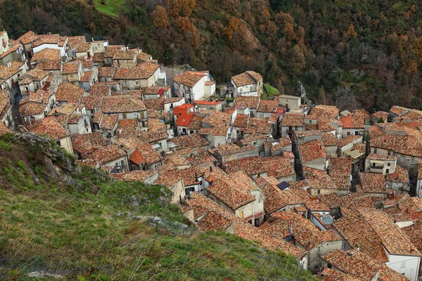Сан Донато-ді-Нінеа вид зверху — стокове фото