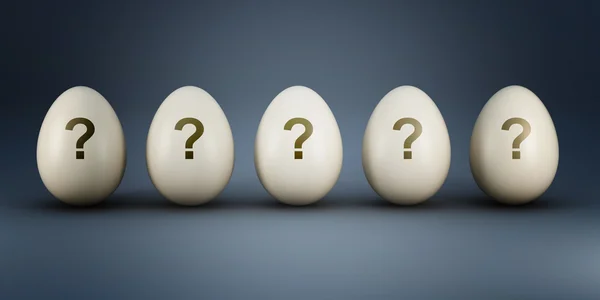 Mistério de ovos de Páscoa — Fotografia de Stock