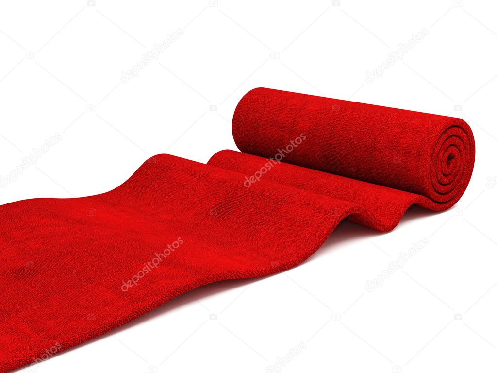 Rolling red carpet