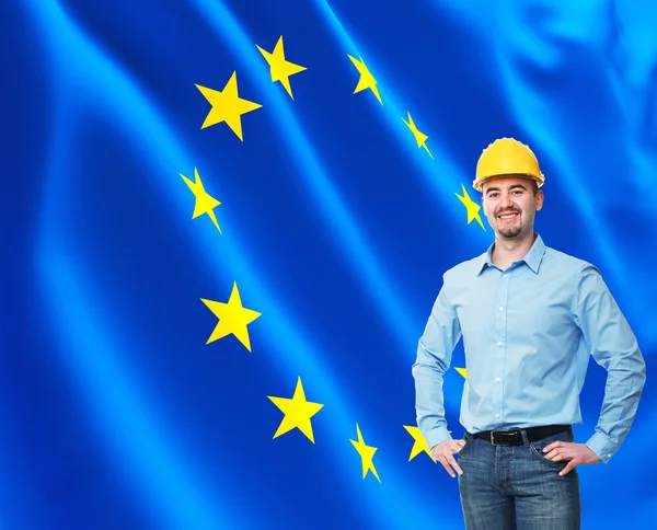 Európai munkavállaló — Stock Fotó