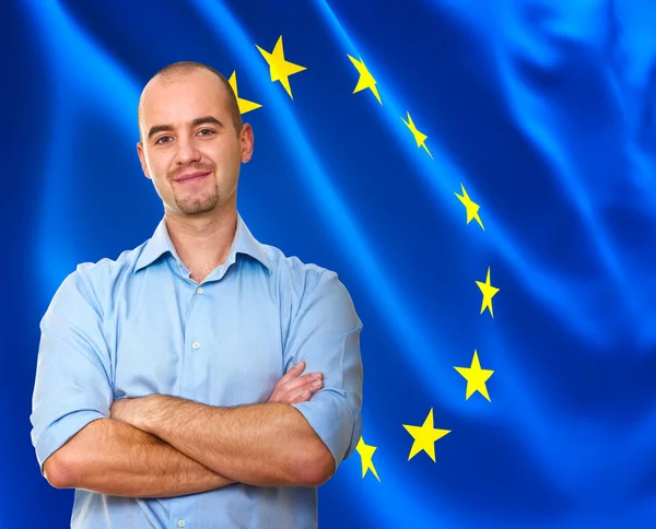 Európai ember — Stock Fotó