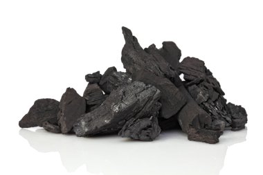 Coal on white clipart
