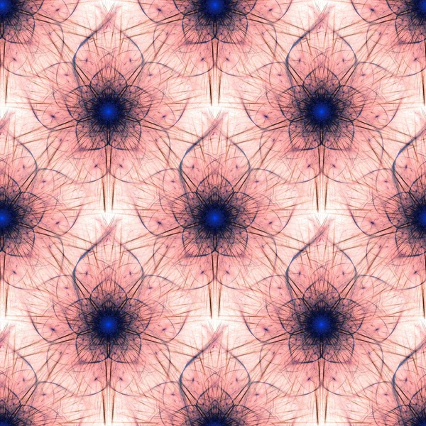 디지털 꽃 패턴 — 스톡 사진