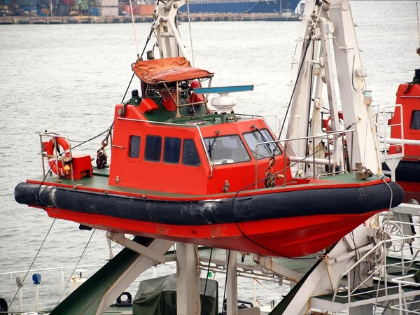 Barca di salvataggio guardia costiera — Foto Stock