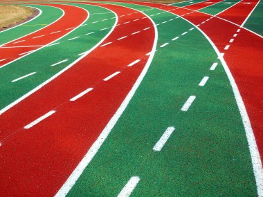 Athletic Track and Field Markings clipart