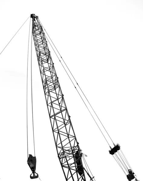 Large Crane Against White Background — Stock Photo, Image
