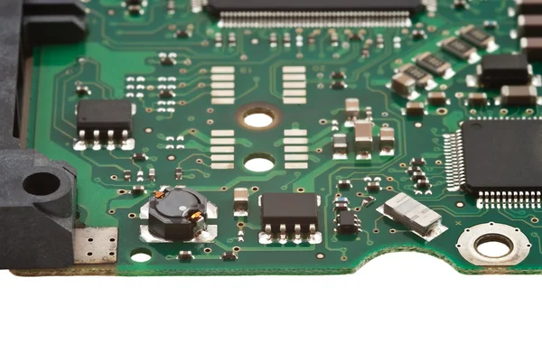 Close-Up topside of PCB — Stock Photo, Image