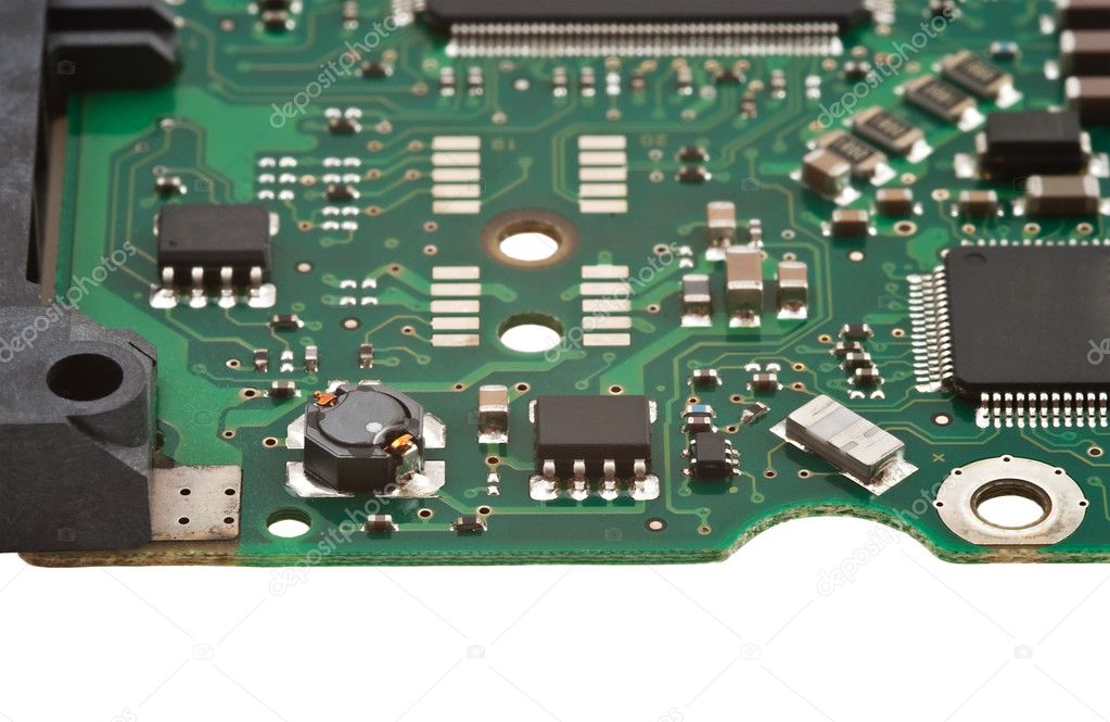 Close-Up topside of PCB