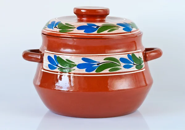 Ceramic saucepan — Stock Photo, Image