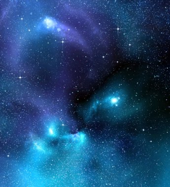 Starry background of deep outer space clipart