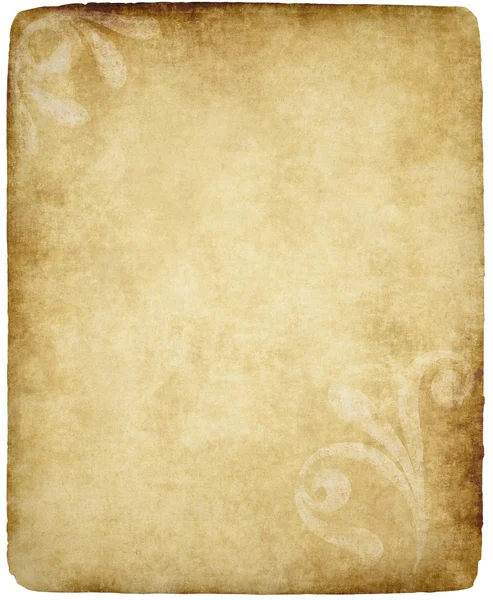 Старая бумага или пергамент — стоковое фото