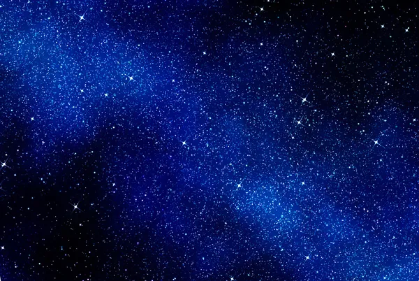 Uzayın Muhteşem Görüntüsü Yıldızlı Bir Gece Gökyüzü — Stok fotoğraf