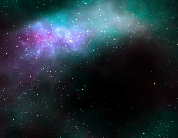 深太空宇宙星云星系 — 图库照片