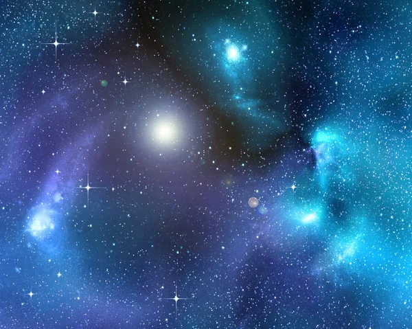 Звездный фон глубокого космоса — стоковое фото