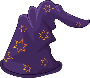 Hat of the wizard clipart