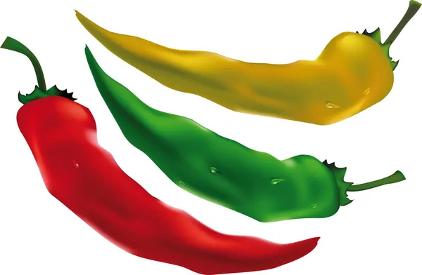 Komplett set peppar — Stock vektor