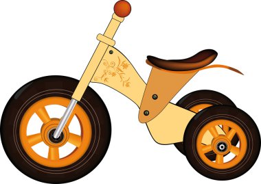 Children's tricycle clipart