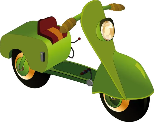 Motor scooter — Stockvector