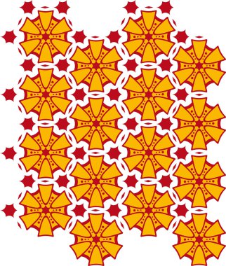 dokulu deseni geçmişlere geometrik