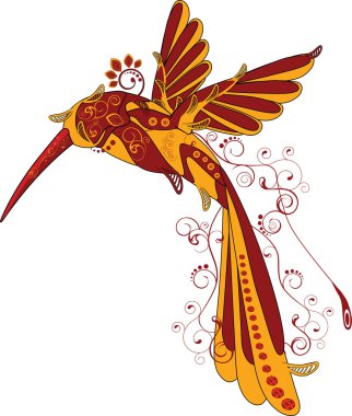 Abstract bird clipart