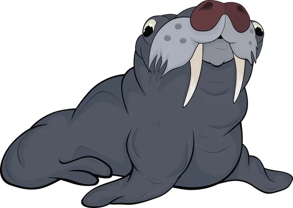 Seal.Cartoon — стоковый вектор