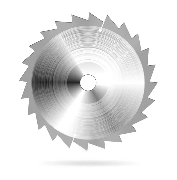 Hoja de sierra circular — Vector de stock