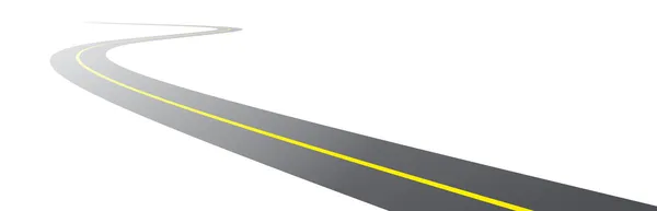 Vecteur route asphaltée noire — Image vectorielle