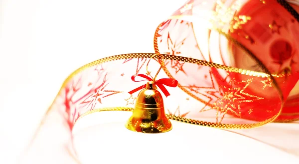 Noel bell oyuncak — Stok fotoğraf