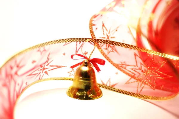 Christmas bell toy — Stock Photo, Image