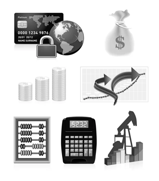 Ikonen der Wirtschaft — Stockfoto