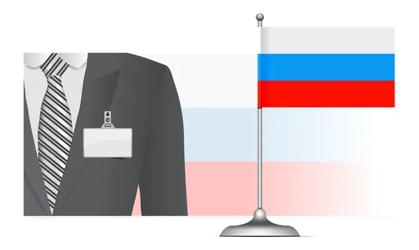 Russische diplomaat — Stockvector