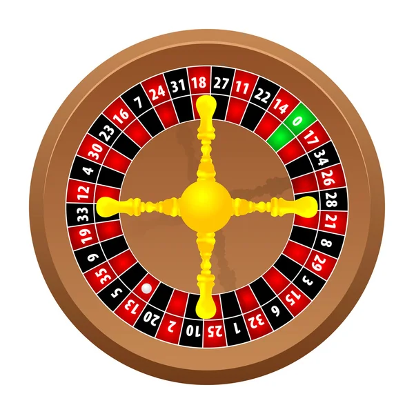 Ruleta casino — Vector de stock